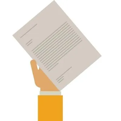 dibujo de un consentimiento informado